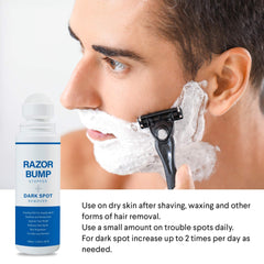 Close-up of roll-on applying smoothly for even coverage.