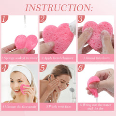 Sieral absorbent sponges swell with water for easy lather.