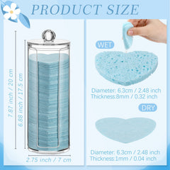 Sieral acrylic storage container keeps sponges clean and dry.