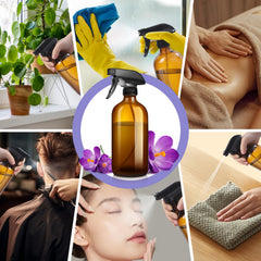 Sietpoek UV-protected amber glass bottle preserves essential oils safely.