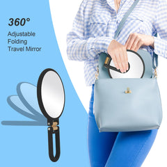 Sifolo portable magnifying mirror with HD glass for clear reflections.