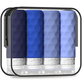 Silevoler cap with no-drip design prevents leaks during travel.