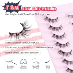Siligli 3D volume lashes with crisscross root for fuller looks