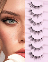 Siligli cat eye lashes wispy 15mm for natural length and lift