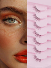 Siligli natural half lashes cat eye 13mm for subtle daily length and lift