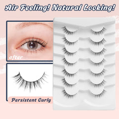 Siligli wispy cat eyelashes with 3D volume for natural fullness