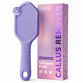 SILKLE Nano Glass Foot File in hand for gentle callus removal and silky feet.