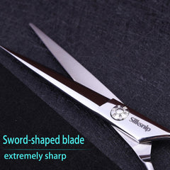 Silksnip adjustable tension barber shears provide customized cutting precision
