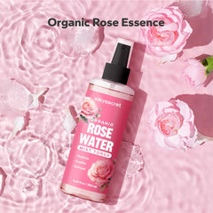 SilkySecret Agua de Rosas Orgánica: uso facial para hidratación diaria y aroma relajante.