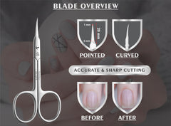 SILLVER professional manicure scissors for multipurpose grooming