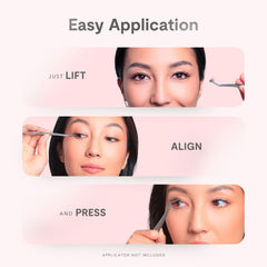 Silly George one-step pre-glued lashes simplify routine with mess-free confidence.