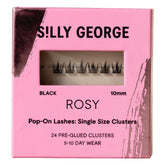 Silly George pop-on lashes 24-clusters pack for quick, natural daytime enhancement.