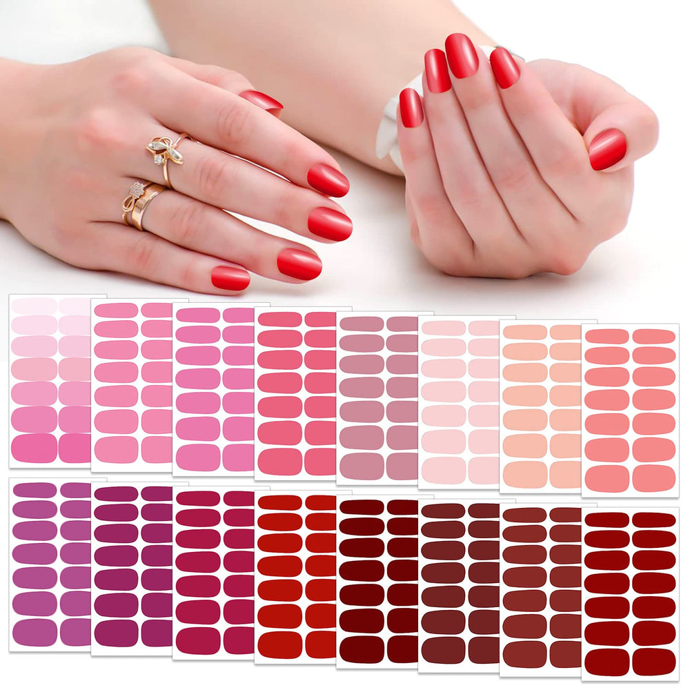 SILPECWEE 16-sheet nail wrap packaging for easy storage and quick color selection.