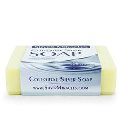 Silver Miracles colloidal silver soap 3-pack view highlighting value.