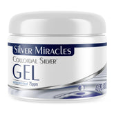 Silver Miracles gel plata coloidal, aplicación suave para piel irritada y quemaduras.