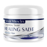 Silver Miracles Salve Coloidal en bote, cuidado suave de la piel