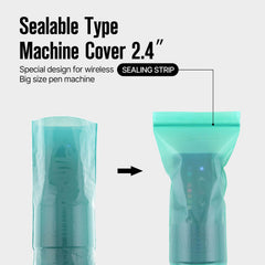 SilverHorse hygienic packaging keeps tattoo sleeves dust-free for safer storage.