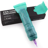 SilverHorse sealed-closure tattoo machine covers protecting a pen-type device.
