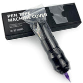 SILVERHORSE sealed-closure tattoo machine covers protect pen-style machines during sessions.