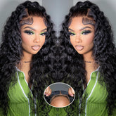 Simeider 24-inch water wave lace-front wig for natural styling and versatile daily wear.