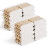 Simetufy cotton swabs with double-tipped wooden sticks for precise, gentle cleaning.