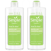 Simple Desmaquillante Micelar: botella verter para limpieza suave sin enjuague