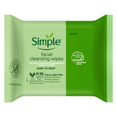 Simple Kind to Skin cleansing wipes pack for on-the-go skincare.