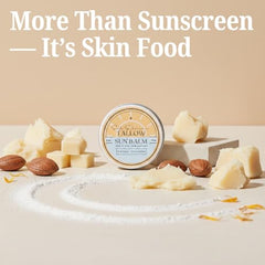 Simple Sophistication Tallow Sun Balm textura cremosa para aplicación suave
