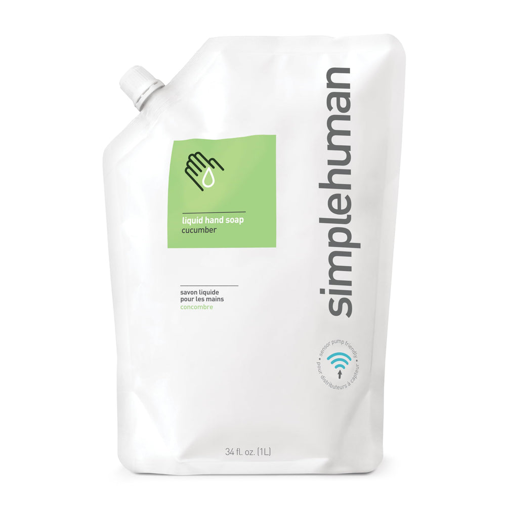 simplehuman jabon líquido pepino: aroma fresco para uso diario