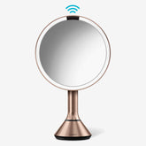 Simplehuman sensor mirror 8-inch round with hands-free lighting when approaching.