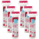 Simply Soft cotton rounds dual-textured close-up for gentle exfoliation and cleansing