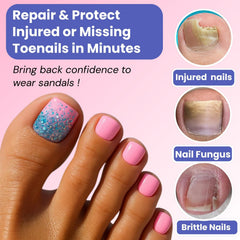 SINOKAME 16-size set fits wide to narrow nails for comfortable extensions.