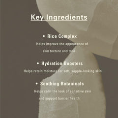 SIOT Rice Jam Mask body application illustrates all-over hydration and gentle cleansing.