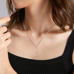 SiplyHaven faith necklace in dainty silver for versatile wear