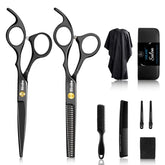 Sirabe hair cutting scissors set with sharp blades for precise salon-grade cuts.