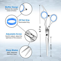 Sirabe thinning scissors reduce bulk for natural-looking layers