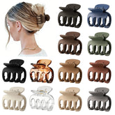 Sisiaipu clip transparente de 1.8 pulgadas, sujeción suave para cabello fino.