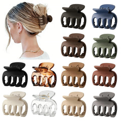 Sisiaipu clip transparente de 1.8 pulgadas, sujeción suave para cabello fino.
