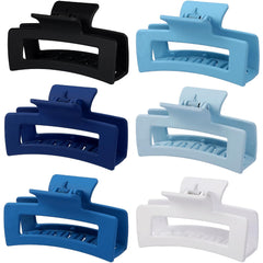 Sisiaipu 3.5-inch claw clip packaging shows six colors for versatile styling.
