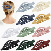Sisiaipu flat hair clip colorful pack for secure daily wear.