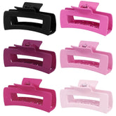 Sisiaipu garra de 4 pulgadas para cabello grueso en rosa, sujeción confiable