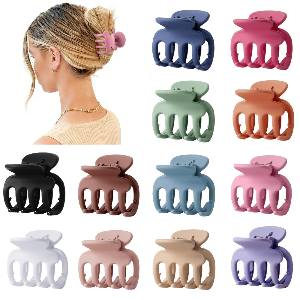 Pinza para cabello Sisiaipu 1.8 pulgadas, colorida, agarre firme para peinados diarios