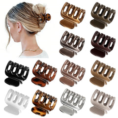 Sisiaipu pinzas de pelo garra blanco, ideales para cabello fino y recogidos rápidos.