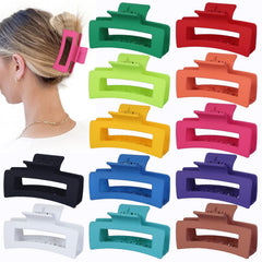 Pinzas Sisiaipu cuadradas de 3,5 pulgadas para sujetar el cabello con seguridad.