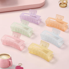 Set de 6 clips Sisiaipu en colores helado, estilo diario.