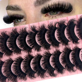SISIYDY Mink Lashes fluffy dramatic 20mm for a bold eye look.