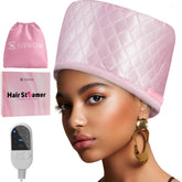 SISWOW Thermal Steamer Cap front view for deeper conditioning at home