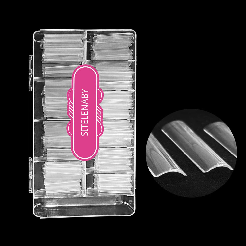 Sitelenaby No C Curve XXL: uñas cuadradas elegantes y duraderas.