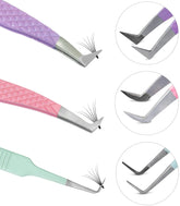 SIVOTE lash tweezers with volume boot for precise mega-volume lashes