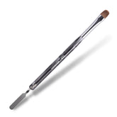 Siyuwuro Kolinsky sable dual-head nail brush for precise gel and acrylic application.